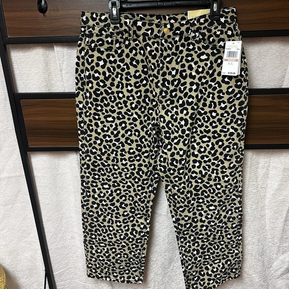 MICHAEL KORS WOMENS SIZE 12 CHEETAH PRINT PANTS - Picture 3 of 7